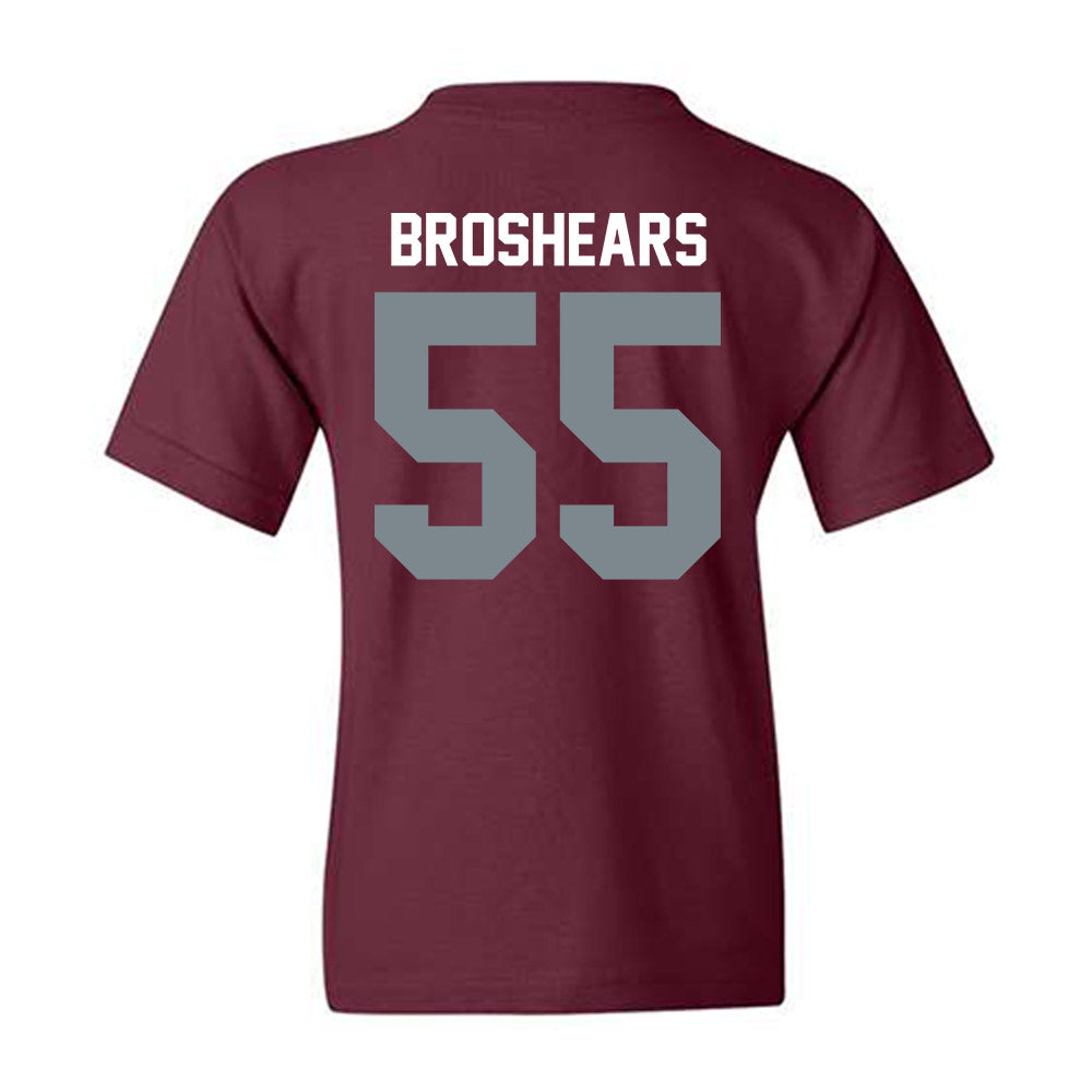 SIU Carbondale - NCAA Football : Alex Broshears - Youth T-Shirt-1
