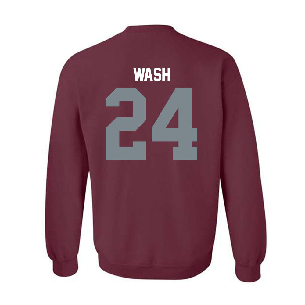 SIU Carbondale - NCAA Football : Lem Wash - Crewneck Sweatshirt-1