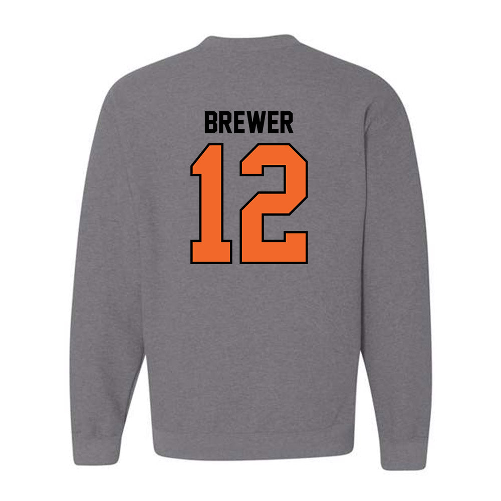 Idaho State - NCAA Men's Basketball : Lachlan Brewer - Classic Shersey Crewneck Sweatshirt-1