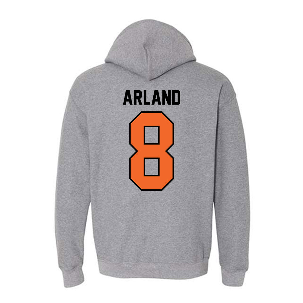 Idaho State - NCAA Men's Basketball : Trey Arland - Classic Shersey Hooded Sweatshirt-1