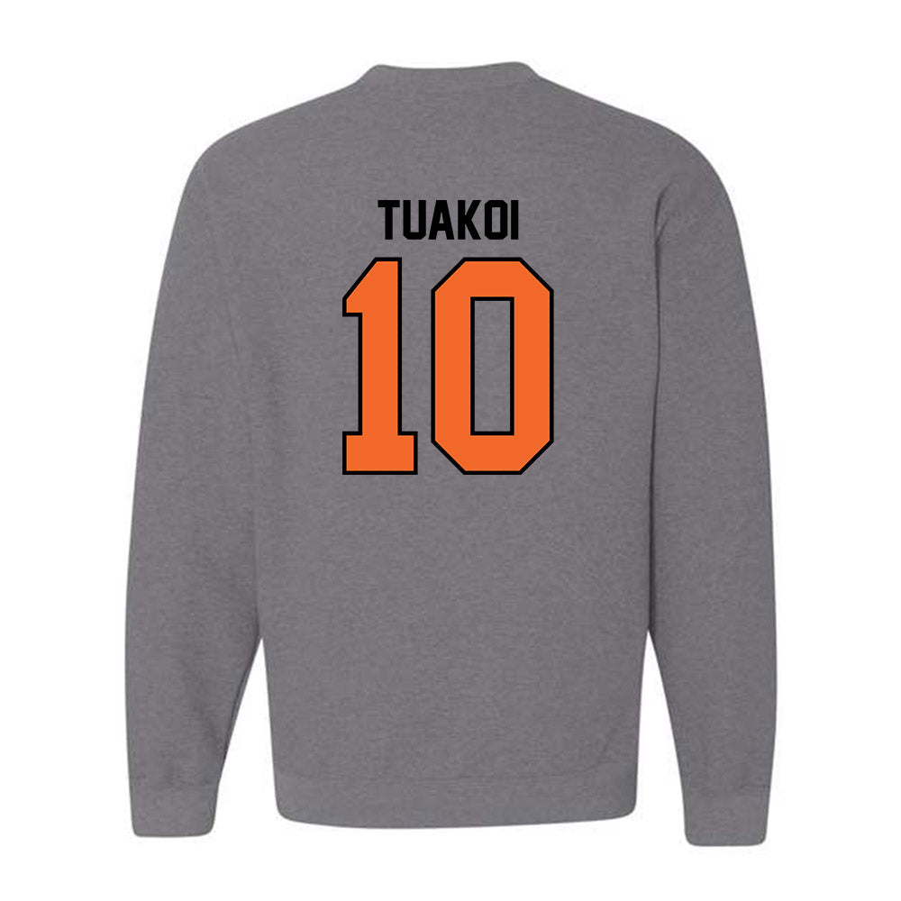Idaho State - NCAA Football : Maka Tuakoi - Classic Shersey Crewneck Sweatshirt-1
