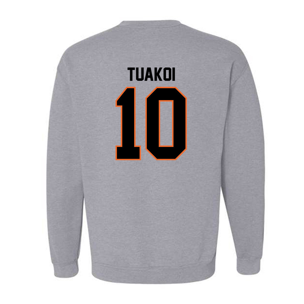 Idaho State - NCAA Football : Maka Tuakoi - Classic Shersey Crewneck Sweatshirt-1
