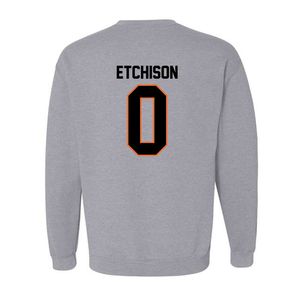 Idaho State - NCAA Men's Basketball : Gus Etchison - Classic Shersey Crewneck Sweatshirt-1