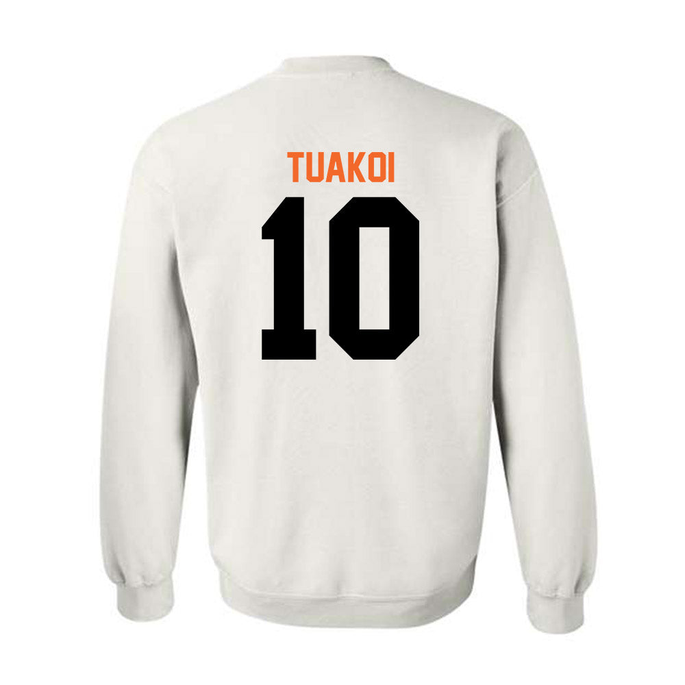 Idaho State - NCAA Football : Maka Tuakoi - Classic Shersey Crewneck Sweatshirt-1