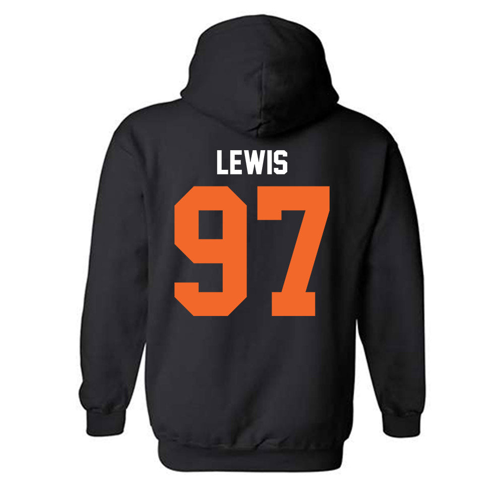 Idaho State - NCAA Football : Collin Lewis - Classic Shersey Hooded Sweatshirt-1