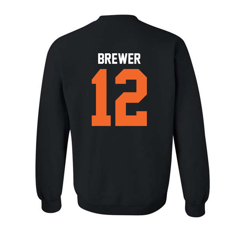 Idaho State - NCAA Men's Basketball : Lachlan Brewer - Classic Shersey Crewneck Sweatshirt-1