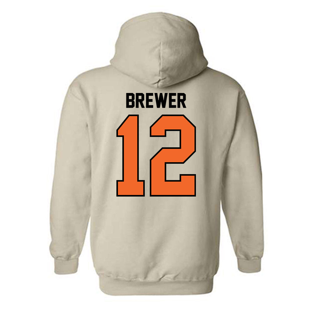 Idaho State - NCAA Men's Basketball : Lachlan Brewer - Classic Shersey Hooded Sweatshirt-1