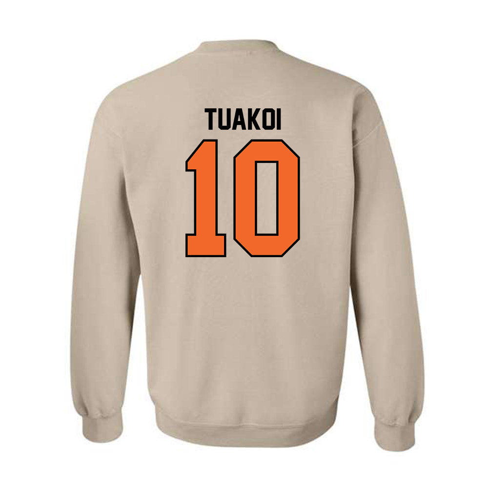 Idaho State - NCAA Football : Maka Tuakoi - Classic Shersey Crewneck Sweatshirt-1