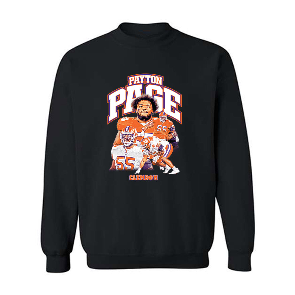 Clemson - NCAA Football : Payton Page - Player Collage Crewneck Sweatshirt