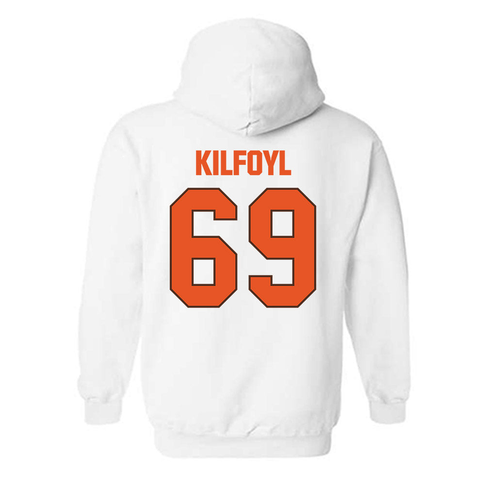 BGSU - NCAA Football : Andrew Kilfoyl - Classic Shersey Hooded Sweatshirt-1