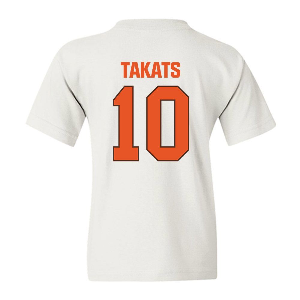 BGSU - NCAA Baseball : TJ Takats - Classic Shersey Youth T-Shirt-1