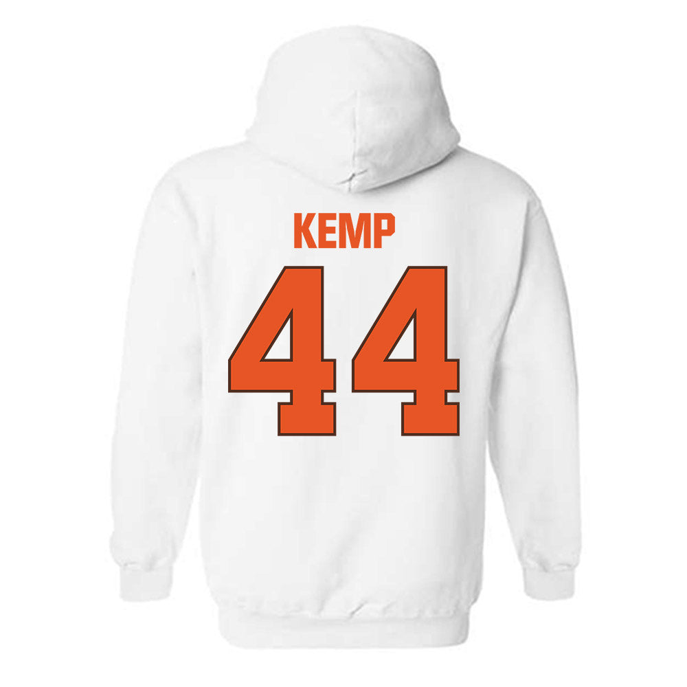 BGSU - NCAA Football : Leo Kemp - Classic Shersey Hooded Sweatshirt-1