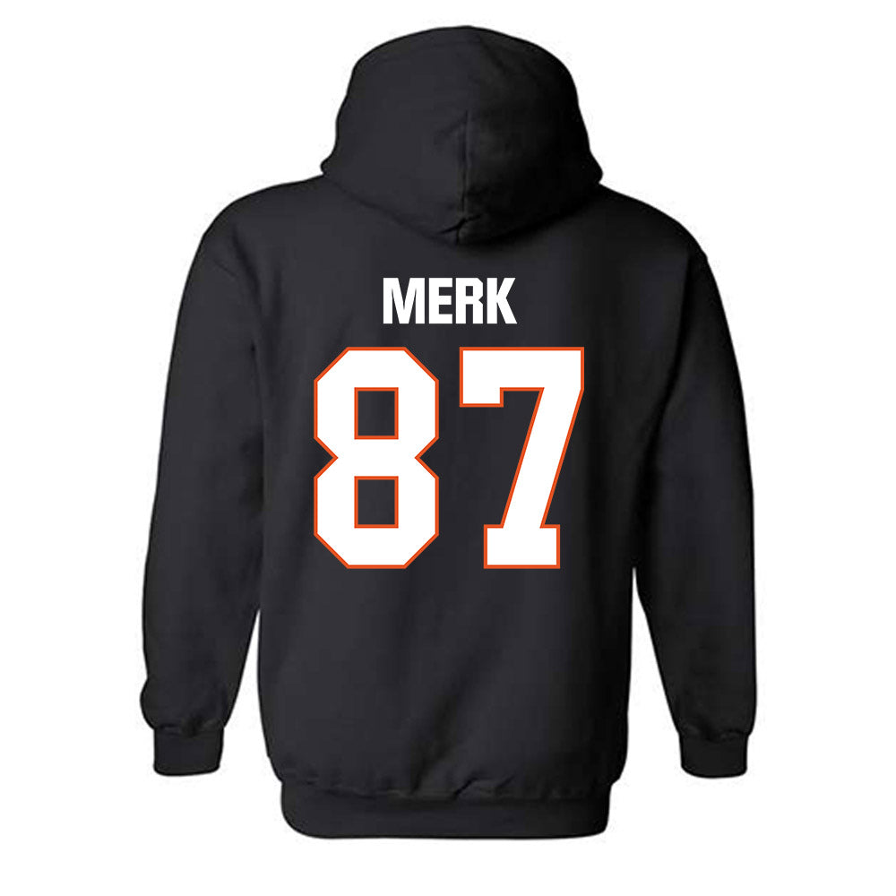 BGSU - NCAA Football : Jared Merk - Classic Shersey Hooded Sweatshirt-1