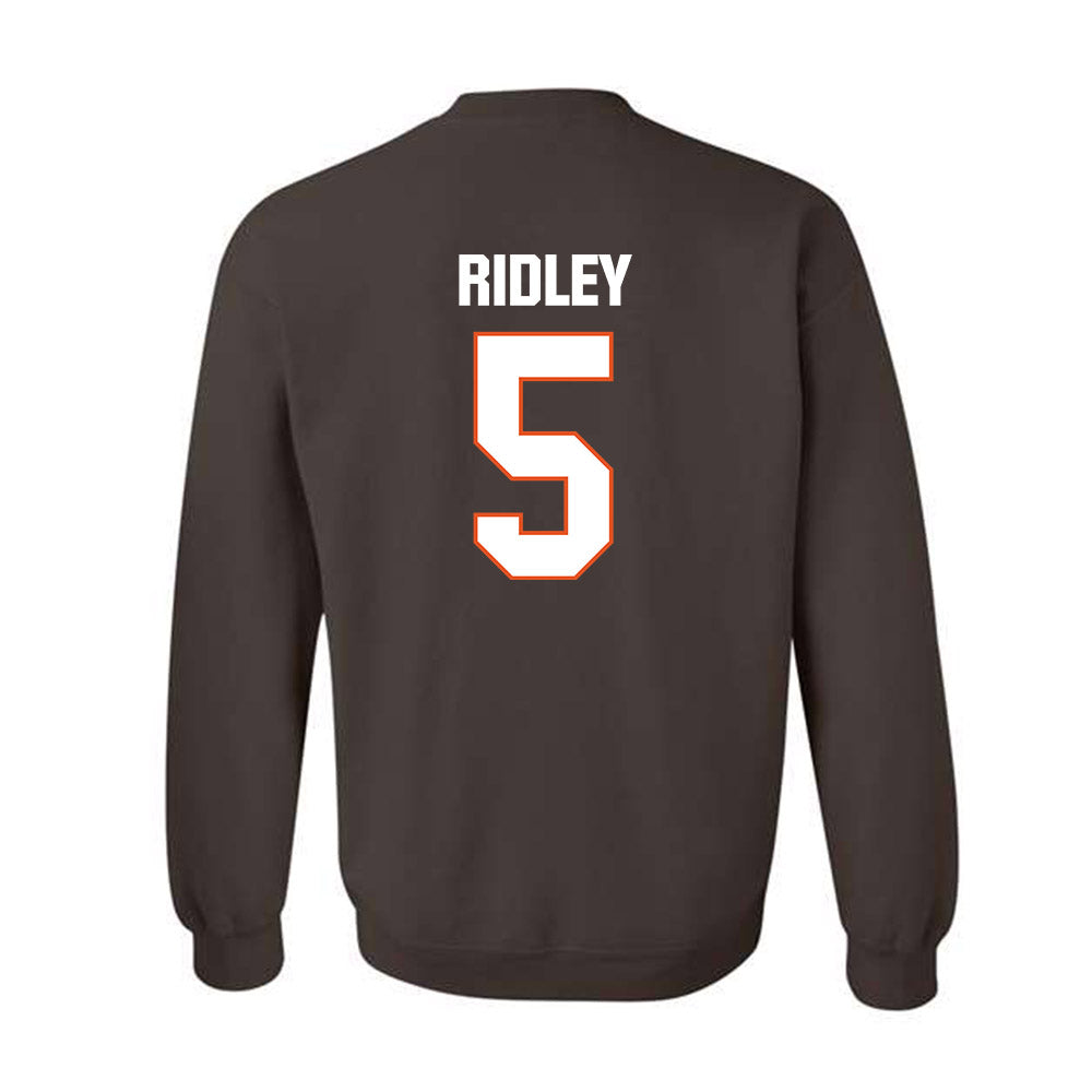 BGSU - NCAA Football : Brennan Ridley - Classic Shersey Crewneck Sweatshirt-1