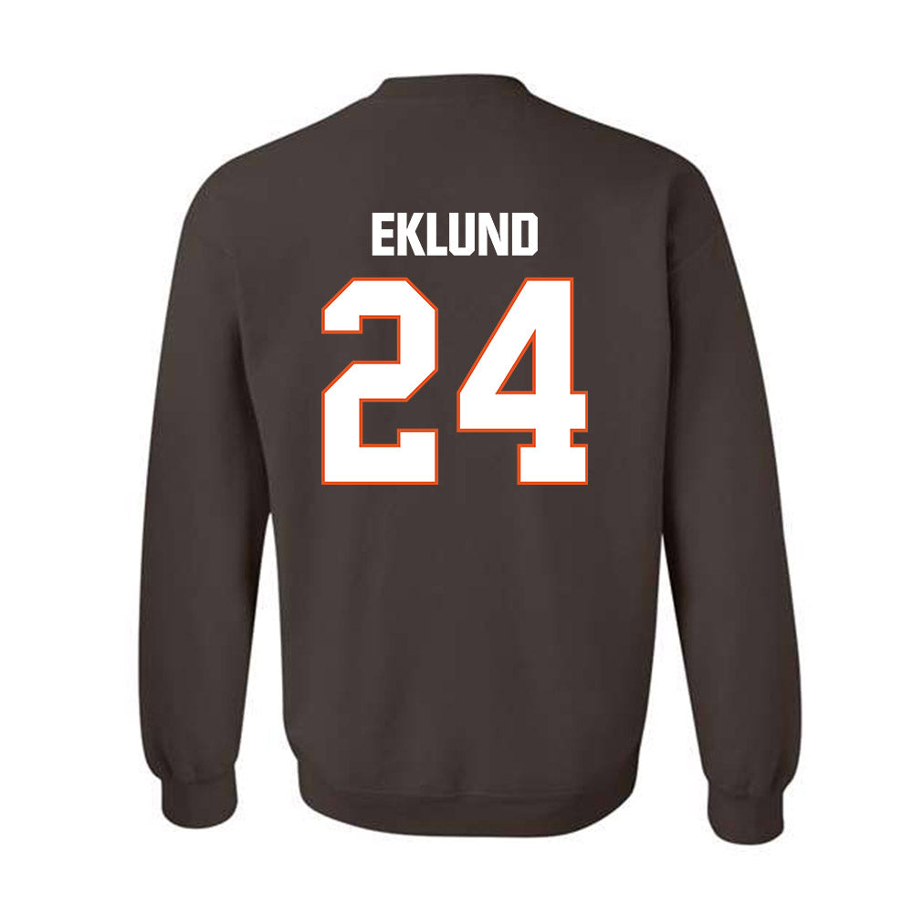 BGSU - NCAA Football : Justin Eklund - Classic Shersey Crewneck Sweatshirt-1