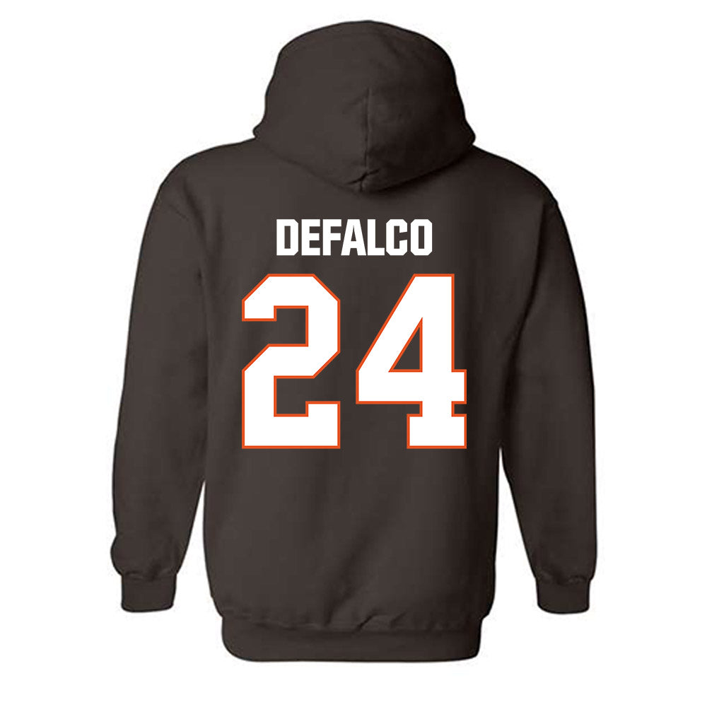 BGSU - NCAA Football : Bryce DeFalco - Classic Shersey Hooded Sweatshirt-1