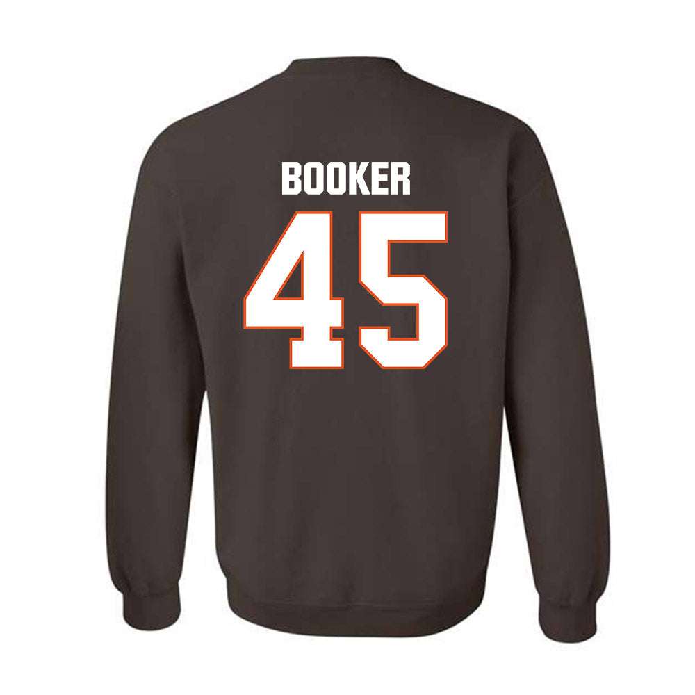 BGSU - NCAA Football : Bam Booker - Classic Shersey Crewneck Sweatshirt-1