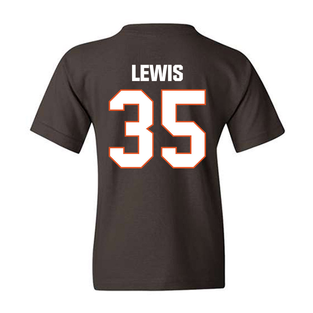 BGSU - NCAA Football : Cashmire Lewis - Classic Shersey Youth T-Shirt-1
