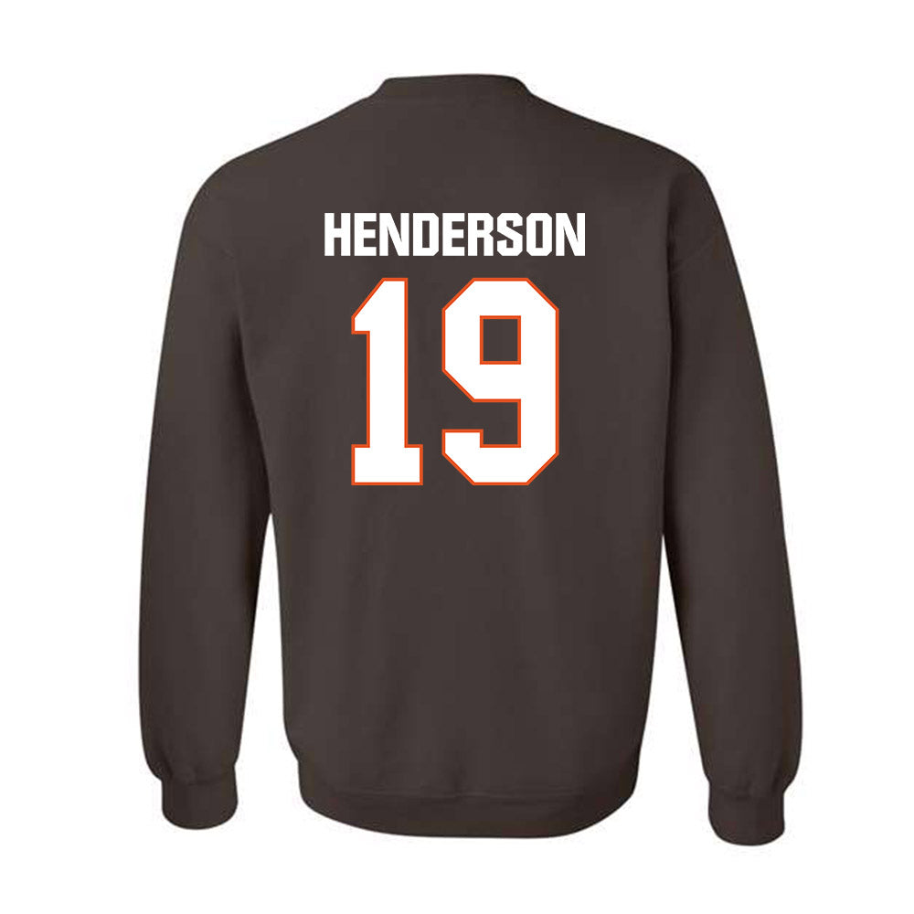 BGSU - NCAA Football : John Henderson - Classic Shersey Crewneck Sweatshirt-1