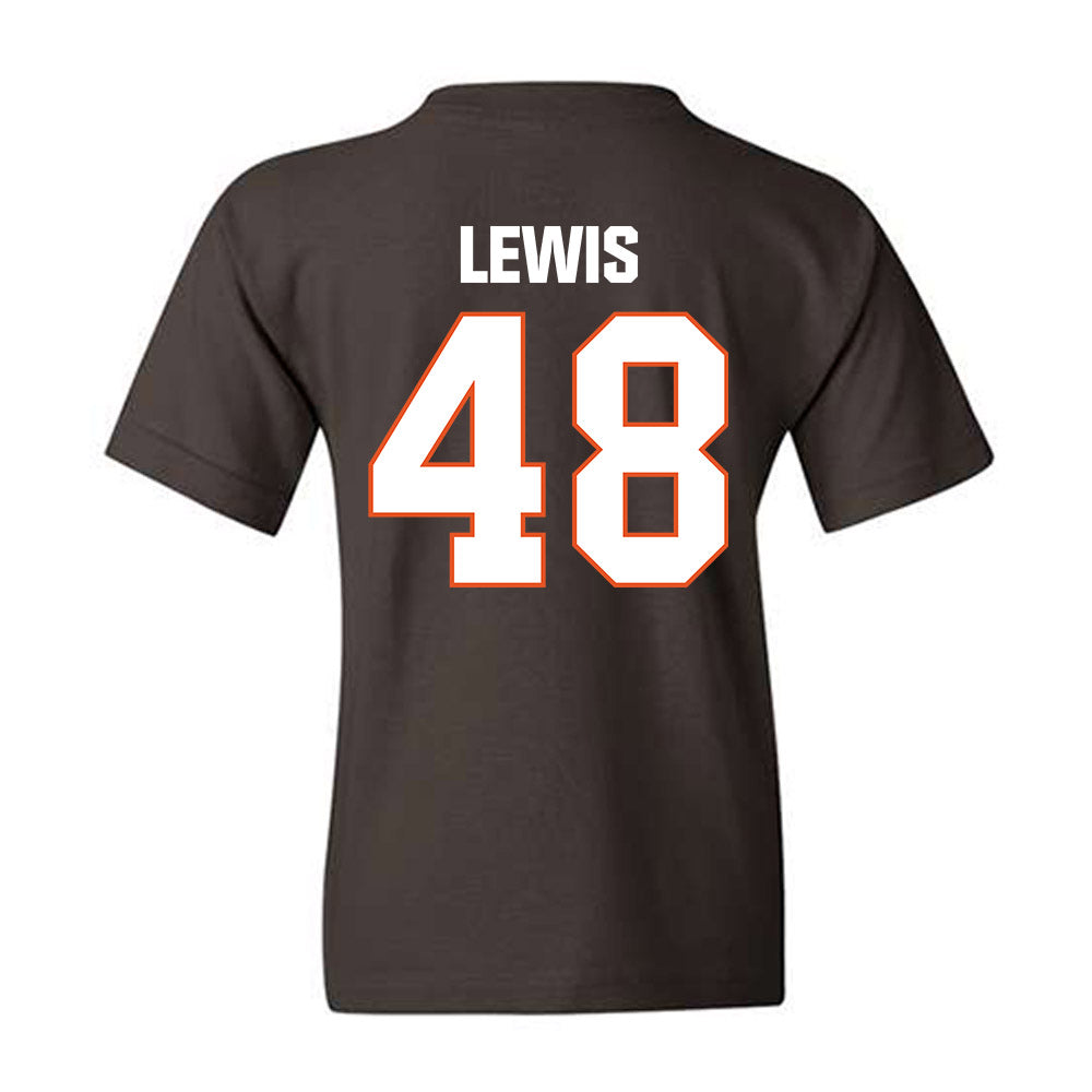 BGSU - NCAA Football : Quentin Lewis - Classic Shersey Youth T-Shirt-1