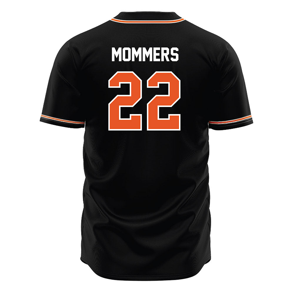 BGSU - NCAA Baseball : Josh Mommers - Black Jersey-1
