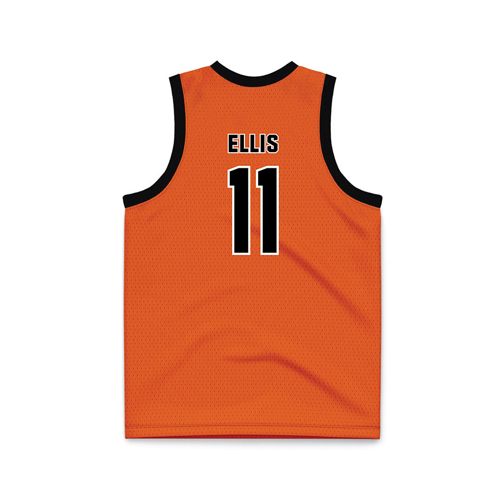 BGSU - NCAA Women's Basketball : Taya Ellis - Orange Basketball Jersey-1