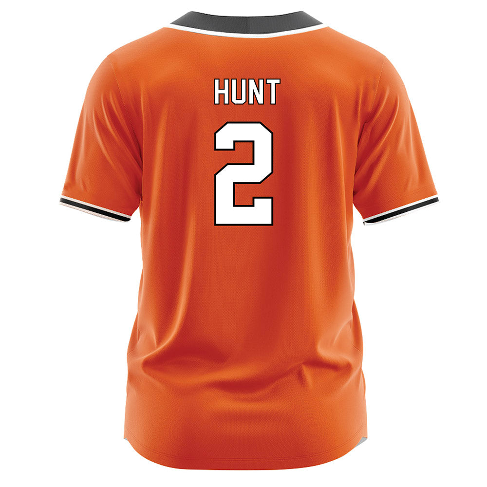 BGSU - NCAA Softball : Hannah Hunt - Orange Jersey-1