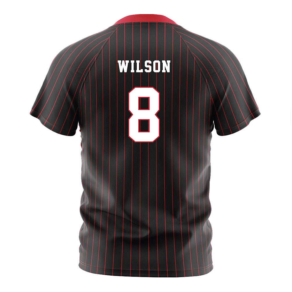 Seattle - NCAA Women's Soccer : Kailee Wilson - Black Red Stripe Soccer Jersey
