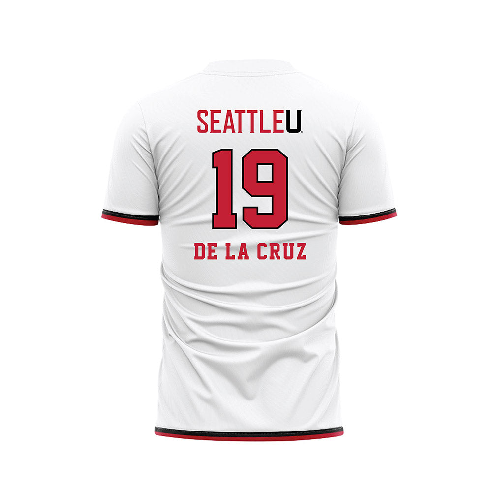 Seattle - NCAA Women's Soccer : Emma de la Cruz - White Soccer Jersey