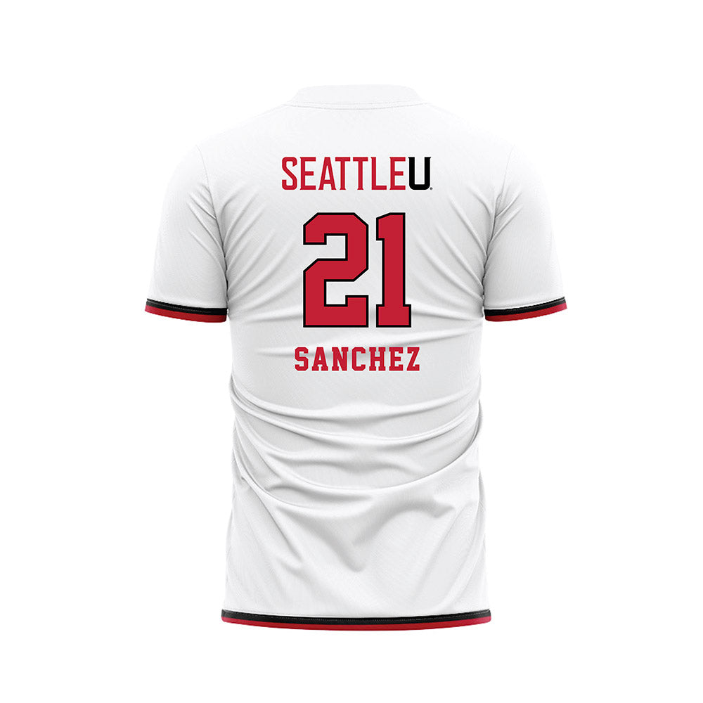 Seattle - NCAA Women's Soccer : Emma Sanchez - White Soccer Jersey