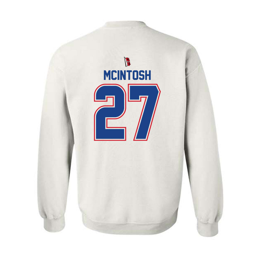 Tulsa - NCAA Men's Soccer : Ian McIntosh - Replica Shersey Crewneck Sweatshirt-1