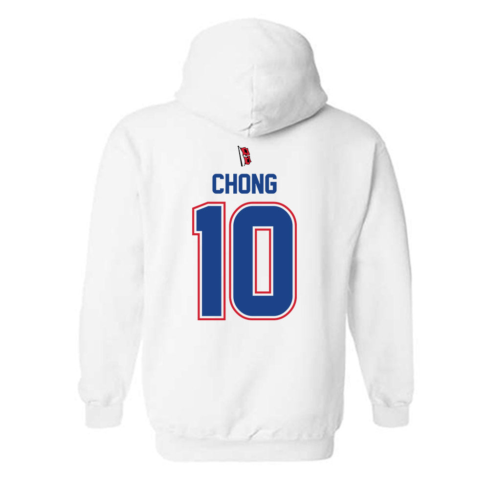 Tulsa - NCAA Men's Soccer : Gyuwon Chong - Replica Shersey Hooded Sweatshirt-1