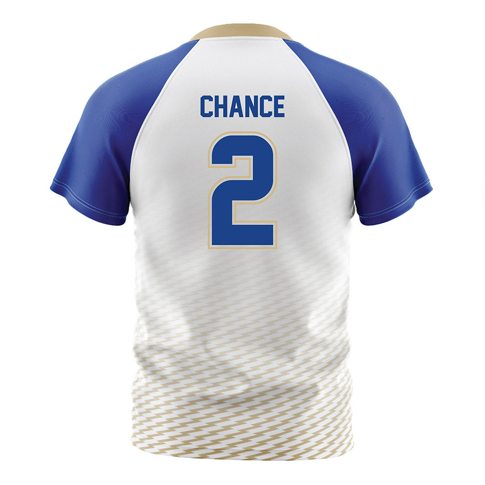Tulsa - NCAA Women's Soccer : Hannah Chance - White Soccer Jersey-1