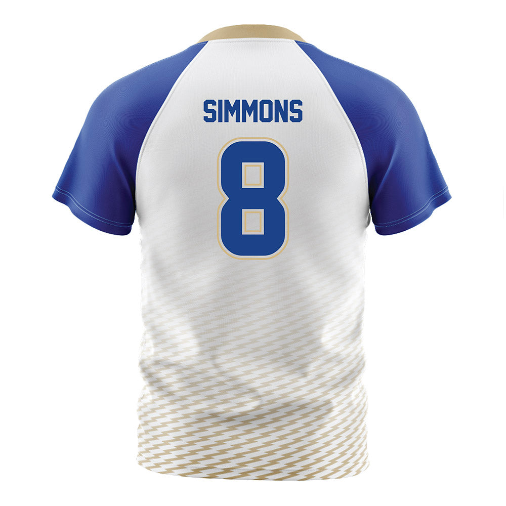 Tulsa - NCAA Women's Soccer : Kaylyn Simmons - White Soccer Jersey-1