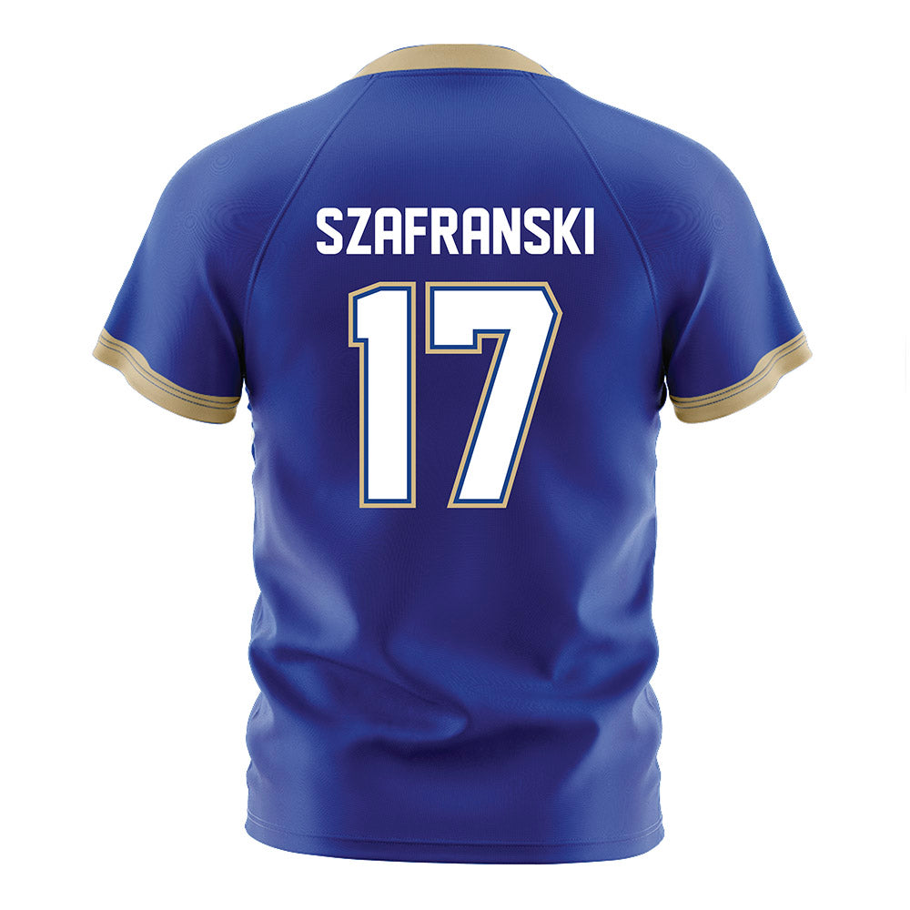 Tulsa - NCAA Women's Soccer : Piper Szafranski - Blue Soccer Jersey-1