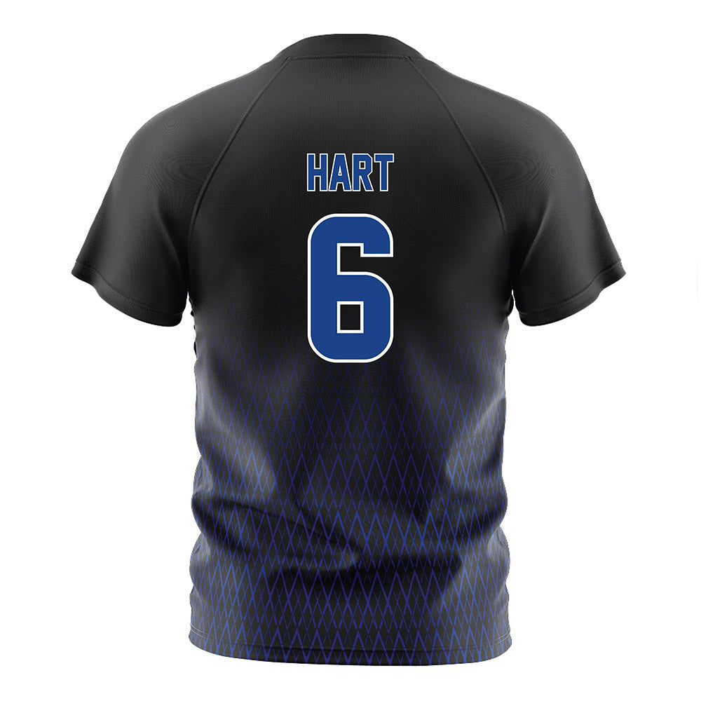 Tulsa - NCAA Women's Soccer : Kaleigh Hart - Black Soccer Jersey-1