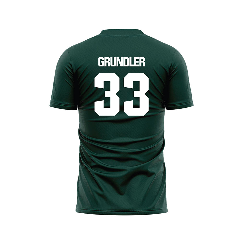 Michigan State - NCAA Women's Soccer : Lexi Grundler - Green Soccer Jersey