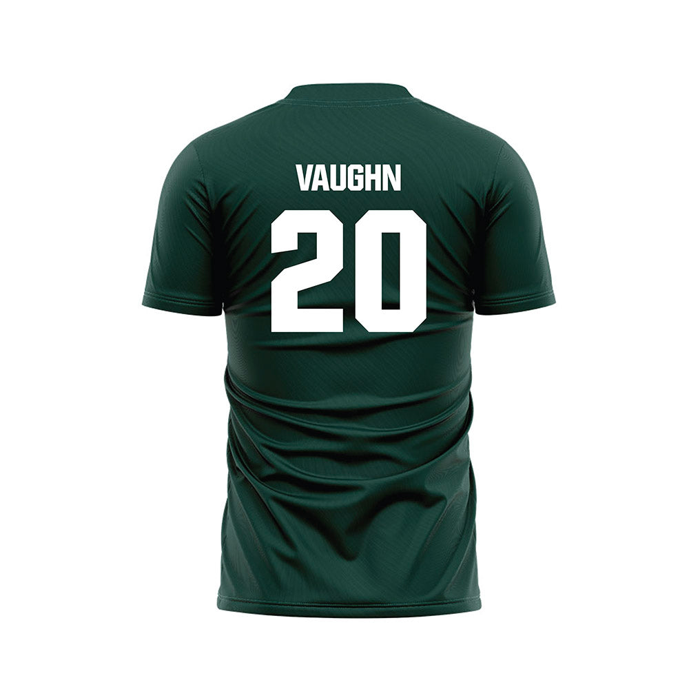 Michigan State - NCAA Women's Soccer : Shelby Vaughn - Green Soccer Jersey-1
