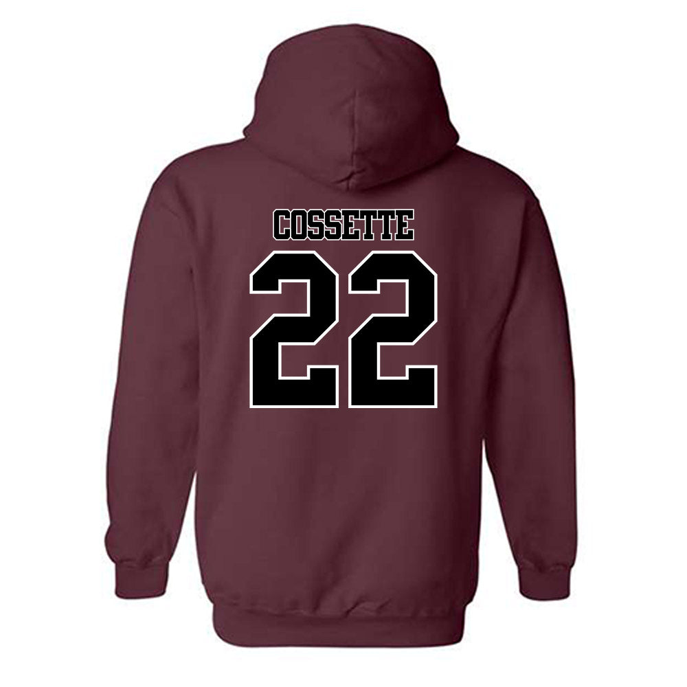 Montana - NCAA Women's Basketball : Ava Cossette - Classic Shersey Hooded Sweatshirt-1