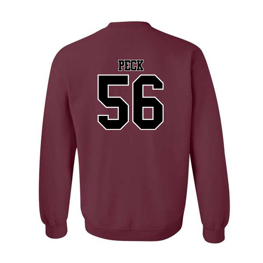Montana - NCAA Football : Hunter Peck - Classic Shersey Crewneck Sweatshirt-1