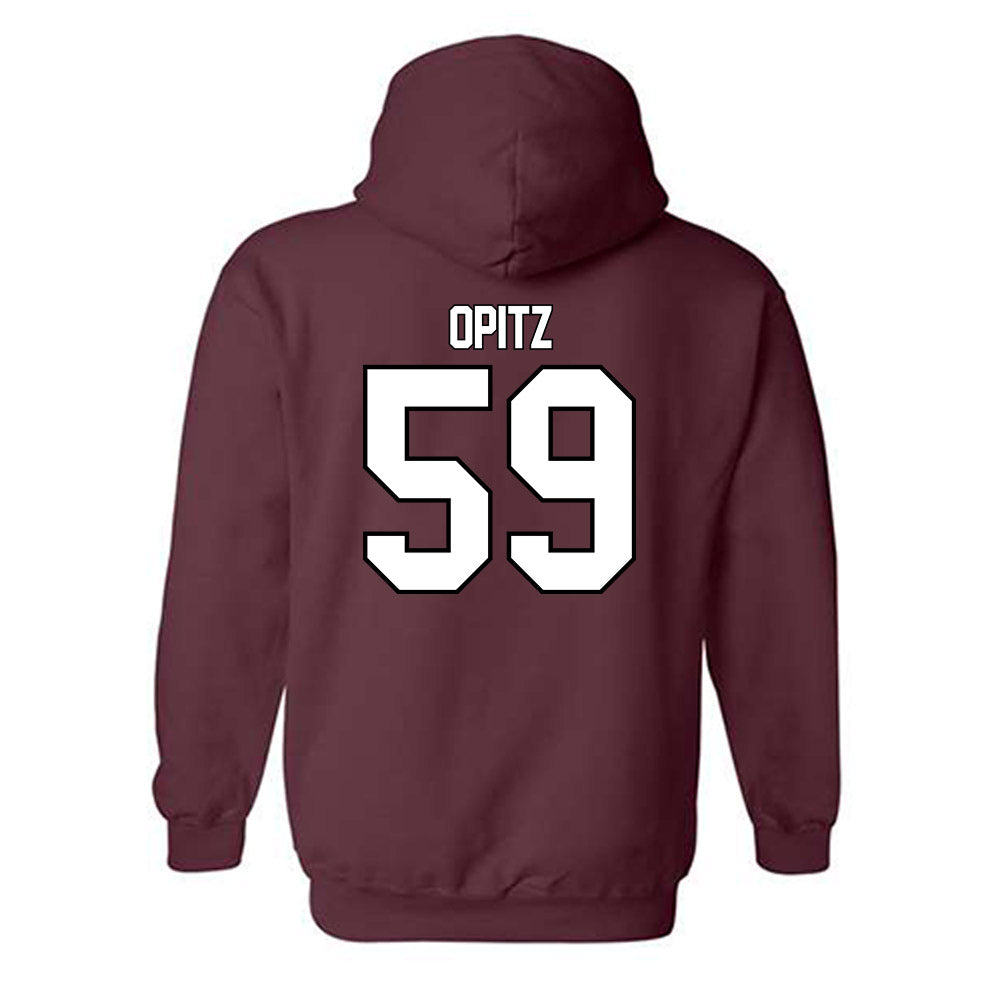 Montana - NCAA Football : Hayden Opitz - Classic Shersey Hooded Sweatshirt-1