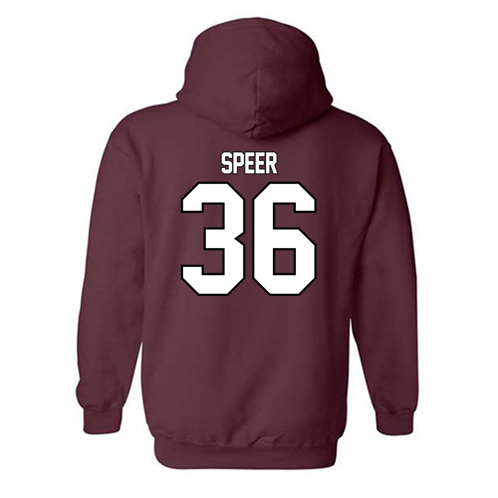 Montana - NCAA Football : Garrett Speer - Classic Shersey Hooded Sweatshirt-1