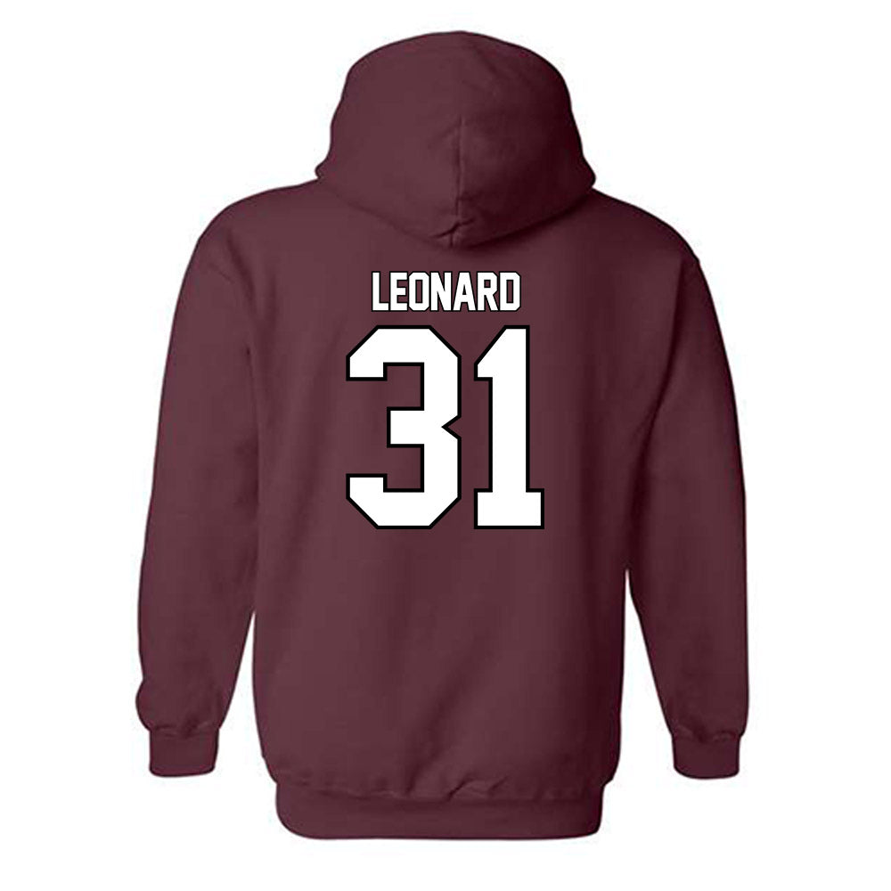 Montana - NCAA Football : Geno Leonard - Classic Shersey Hooded Sweatshirt-1