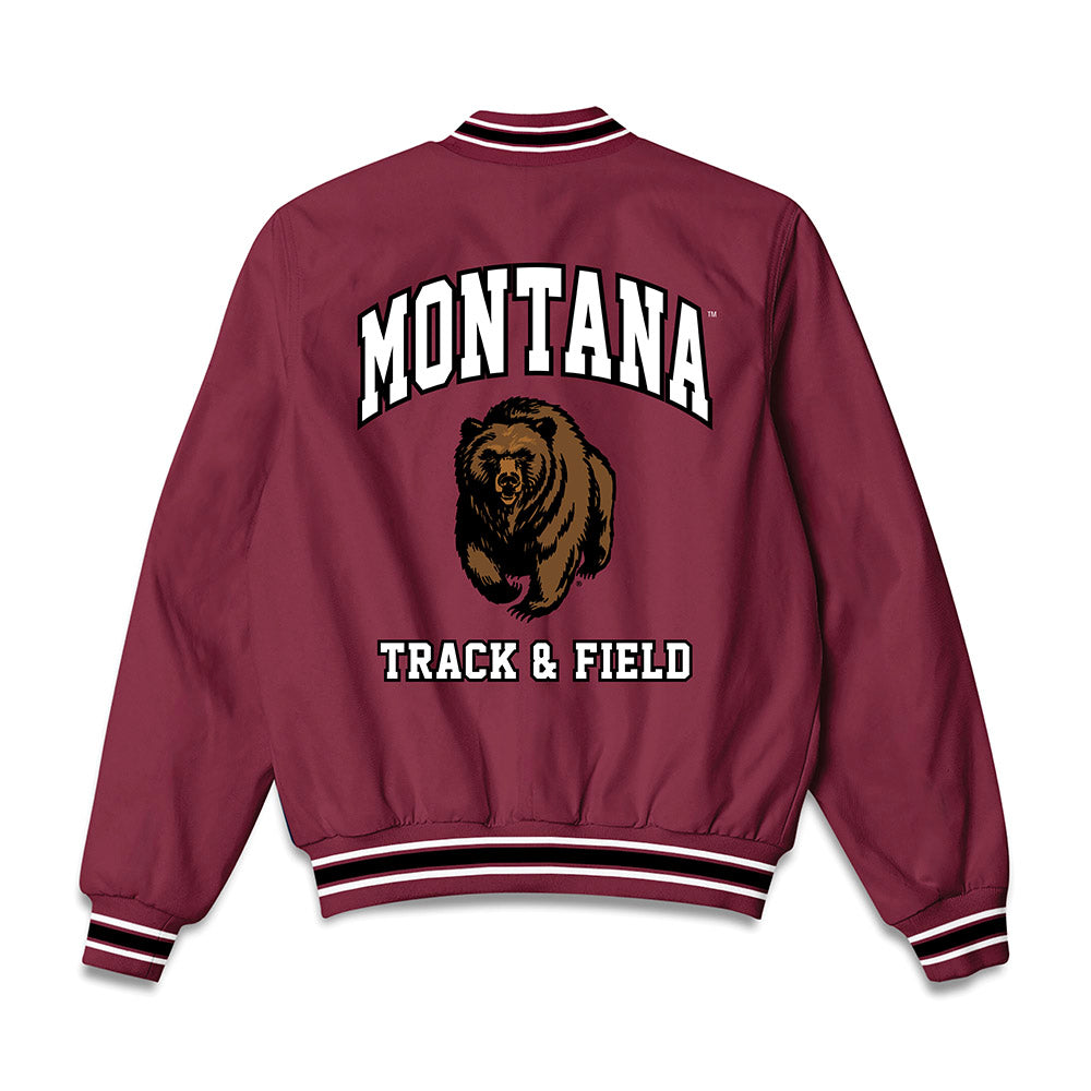 Montana - NCAA Women's Track & Field : Reghan Skogen - Bomber Jacket-1