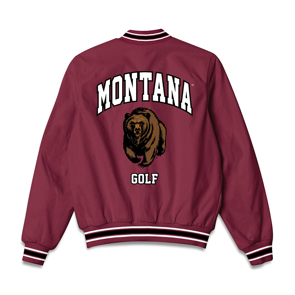Montana - NCAA Women's Golf : Katie Lewis - Bomber Jacket-1