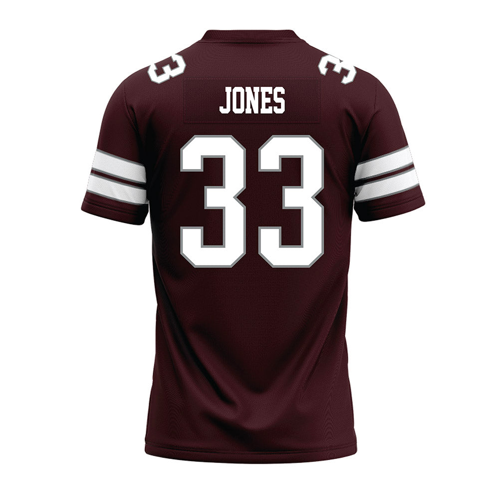 Montana - NCAA Football : Taylor Jones - Maroon Premium Football Jersey-1