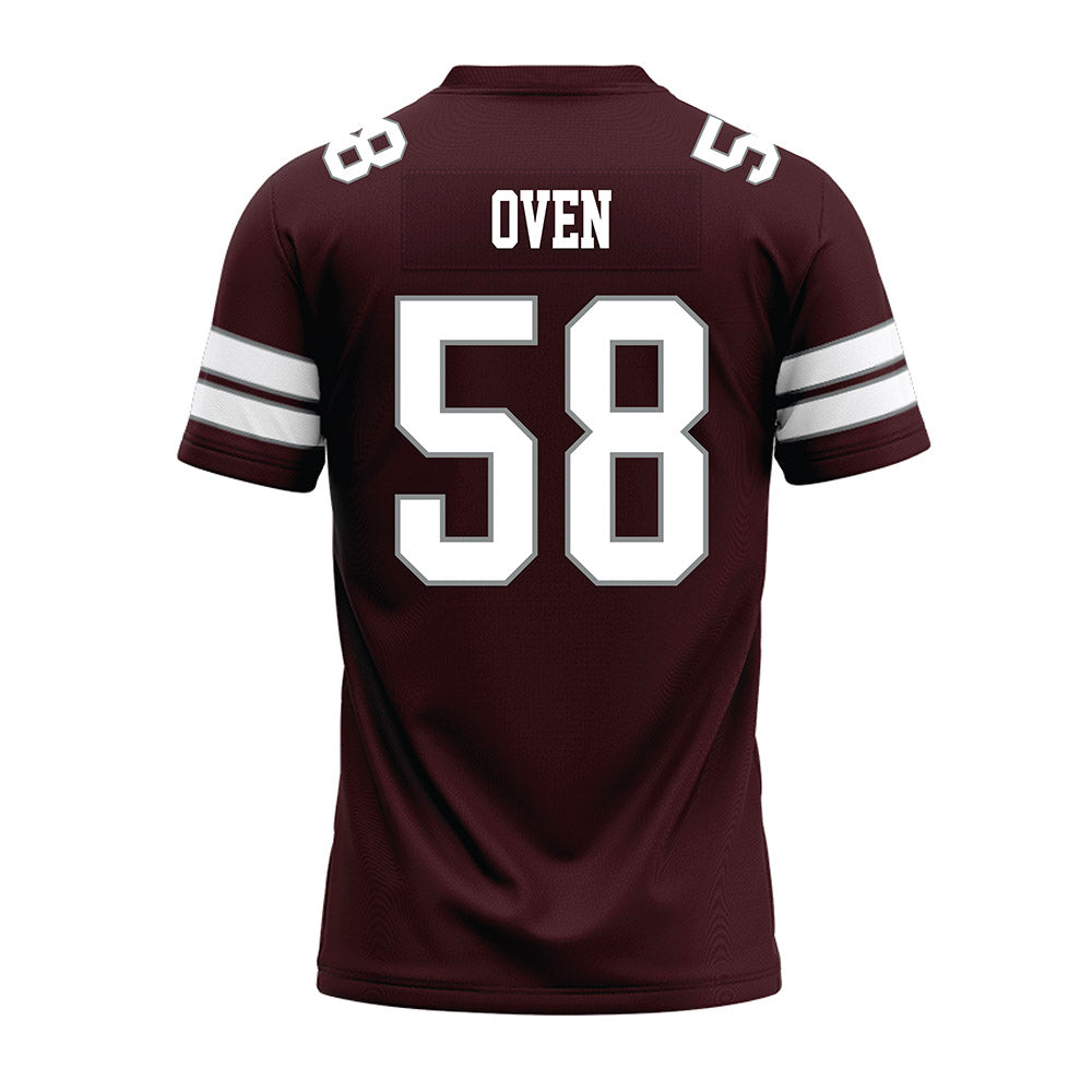 Montana - NCAA Football : Barclay Oven - Maroon Premium Football Jersey-1