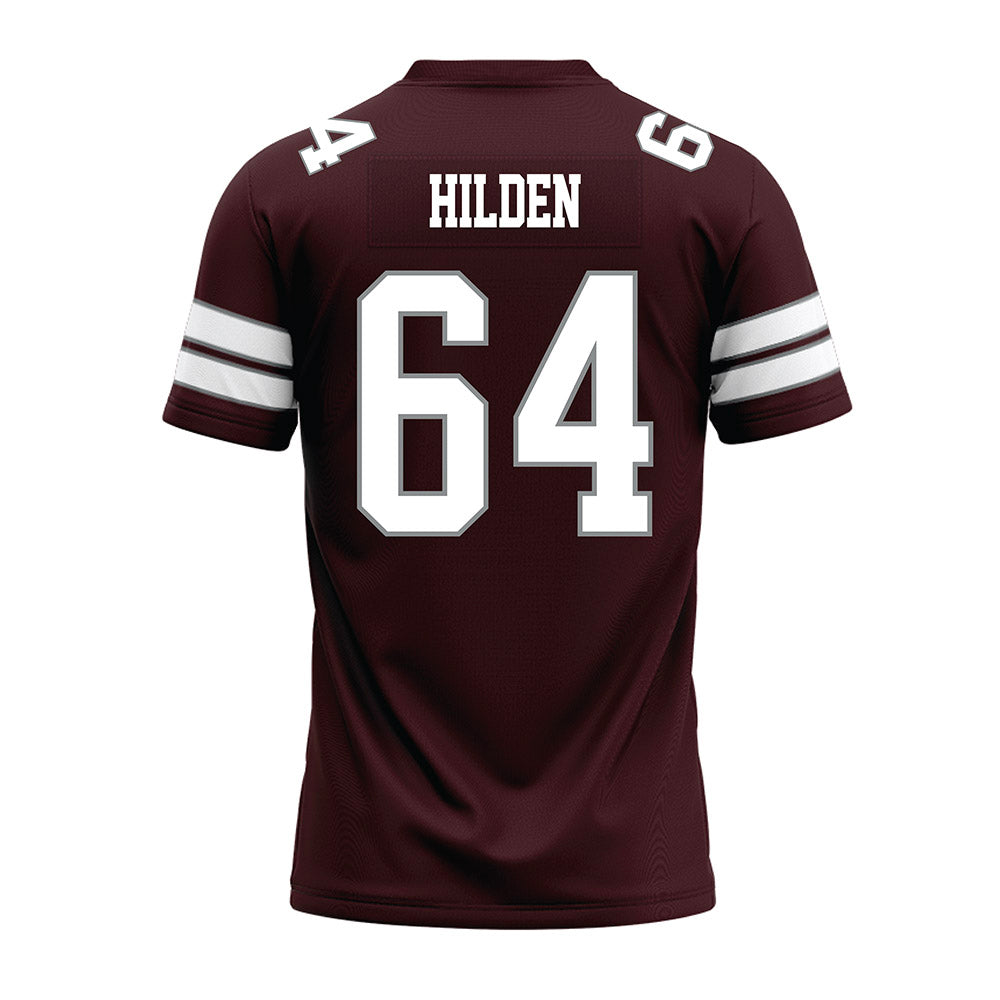 Montana - NCAA Football : Matt Hilden - Maroon Premium Football Jersey-1