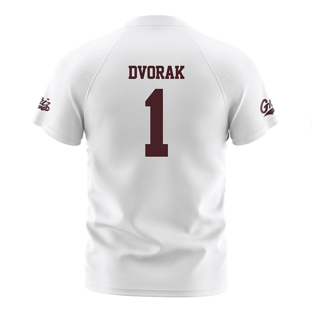 Montana - NCAA Women's Soccer : Ashlyn Dvorak - White Soccer Jersey