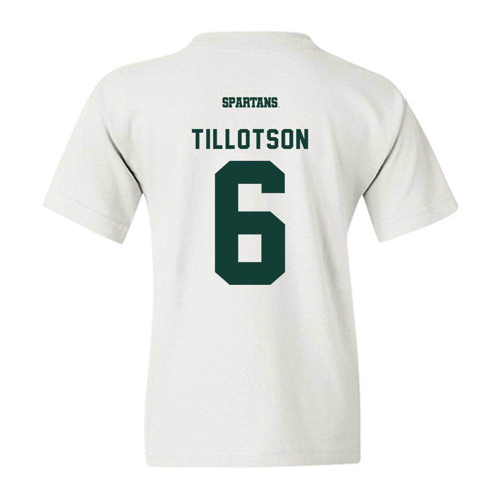 Michigan State - NCAA Women's Soccer : Remini Tillotson - Youth T-Shirt-1